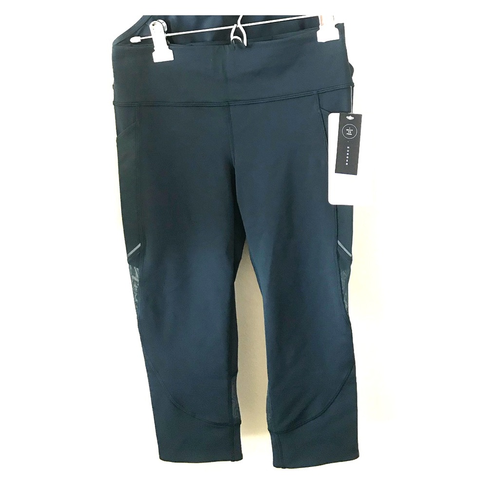 Lululemon Pace Perfect Cropped Leggings Teal